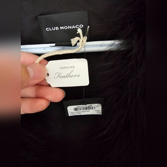 Club Monaco Violet Feather Vest - Size S - Picture 10 of 14